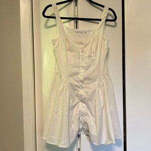 All in Favor Linen Dress